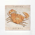 Vintage Style Cancer Coasters - Set of 4