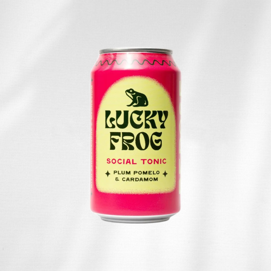 Lucky Frog Social Tonic Plum Pomelo Can