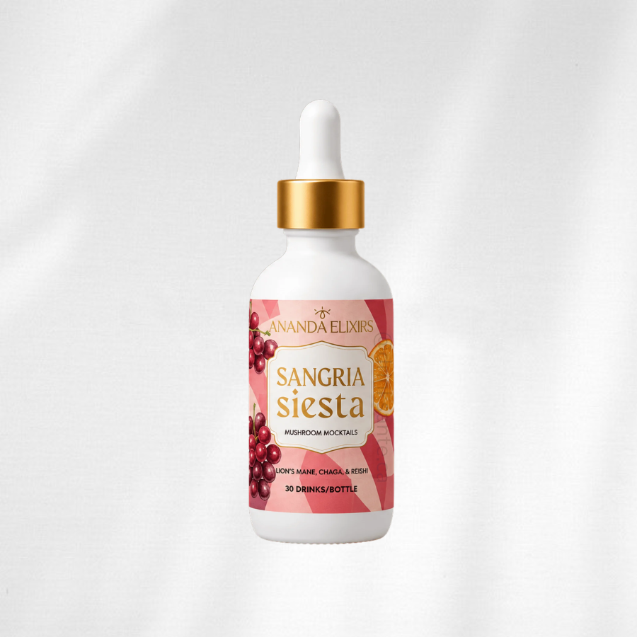 Ananda Elixirs Mushroom Mocktails Sangria Siesta