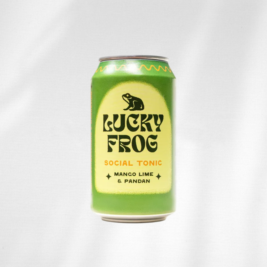 Lucky Frog Social Tonic Mango Lime Pandan Functional Cocktail