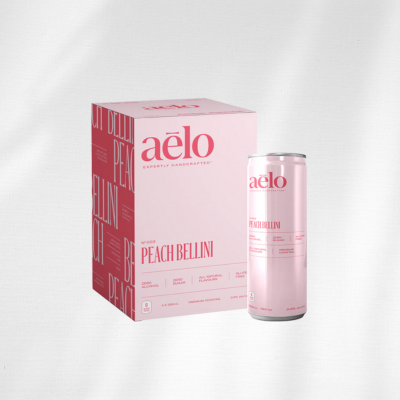 aēlo Peach Bellini - 4 Pack