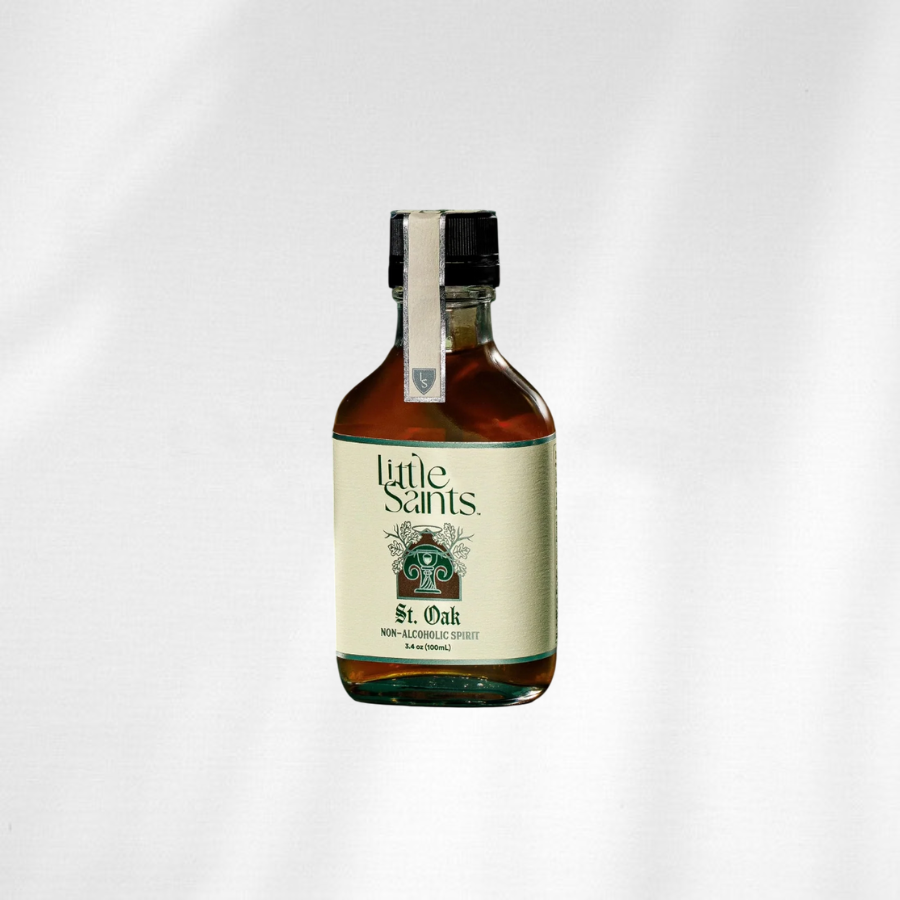 Little Saints St. Oak Flask Functional Non-Alcoholic Spirit