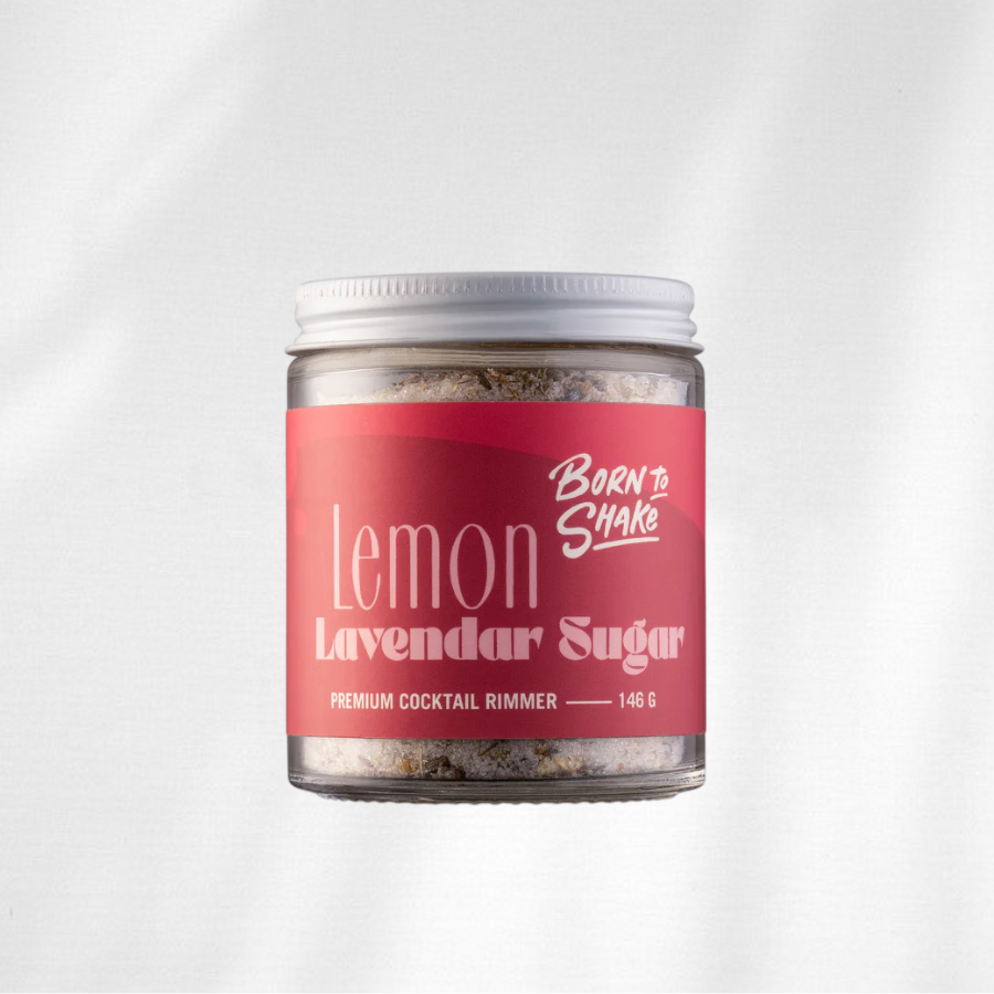 Born To Shake Lemon Lavender Sugar Cocktail Rimmer