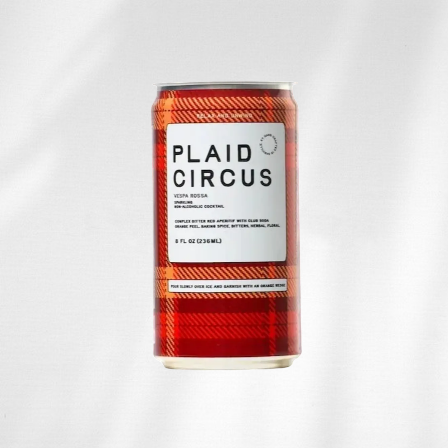 Plaid Circus Vespa Rossa Cocktail Can