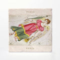 Vintage Style Virgo Coasters - Set of 4