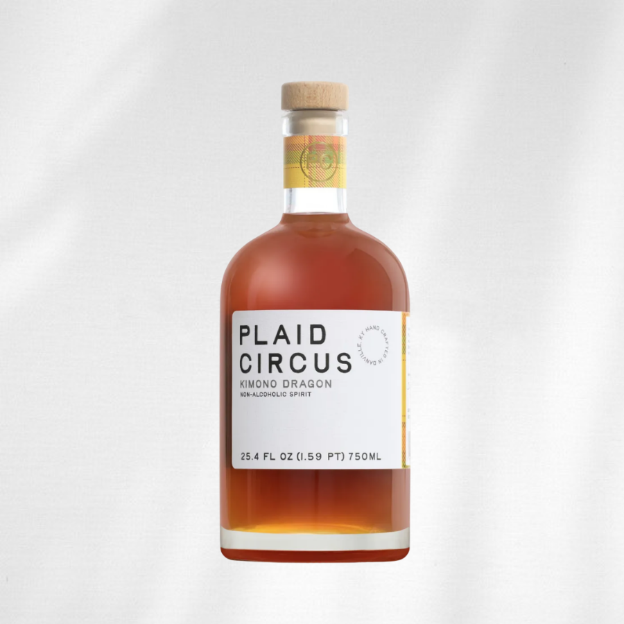 Plaid Circus Kimono Dragon Non-Alcoholic Spirit