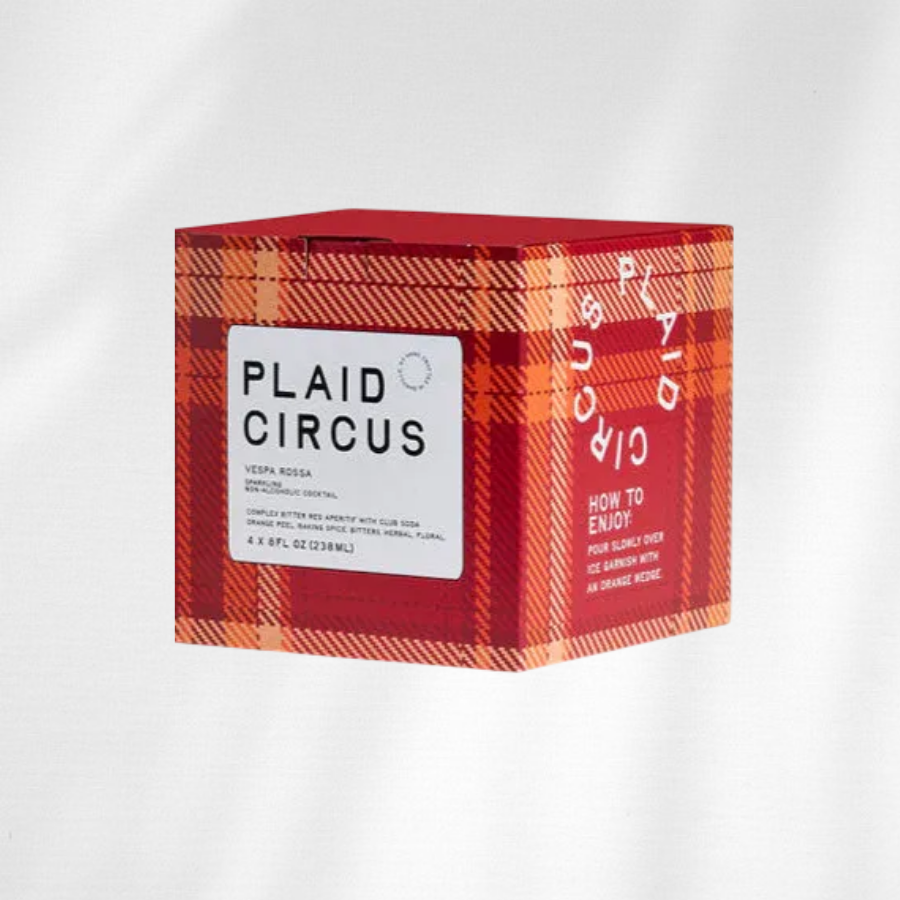Plaid Circus Vespa Rossa 4 Pack