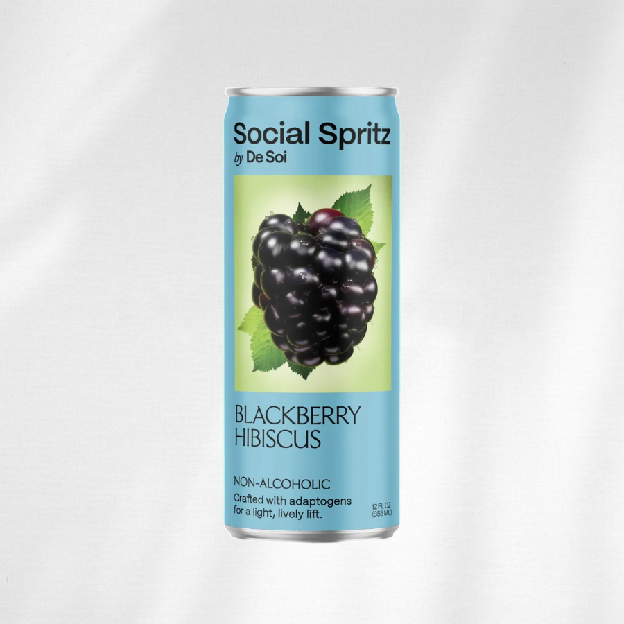 Social Spritz by De Soi Blackberry Hibicus Can