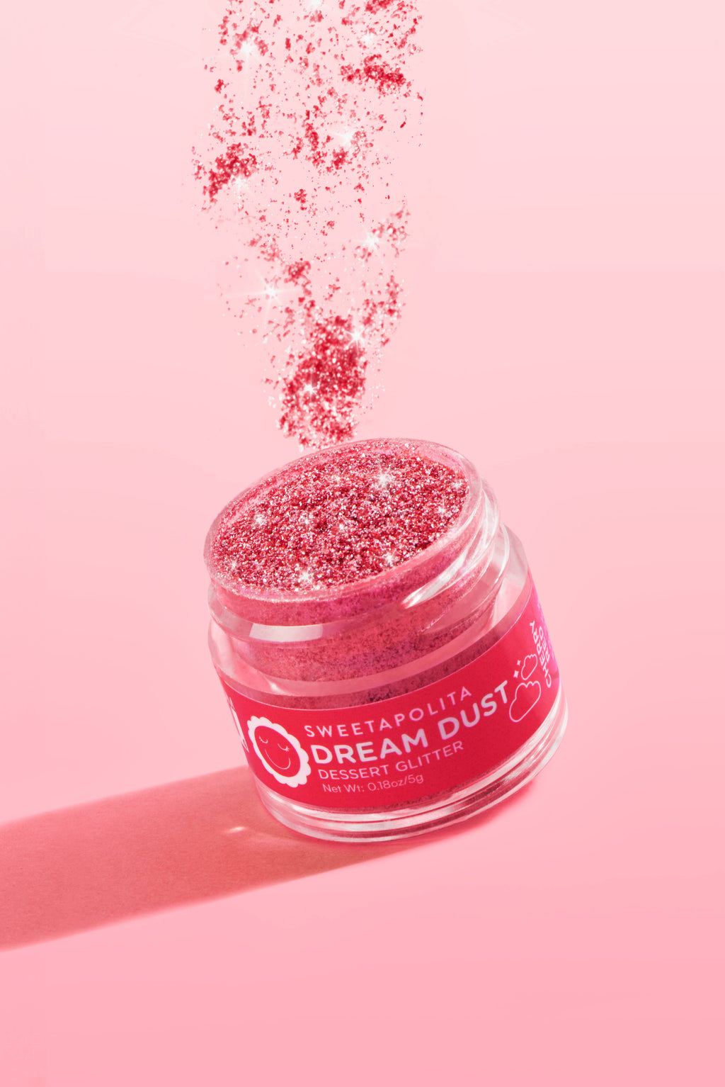 Sweetapolita Edible Glitter - Cherry Red