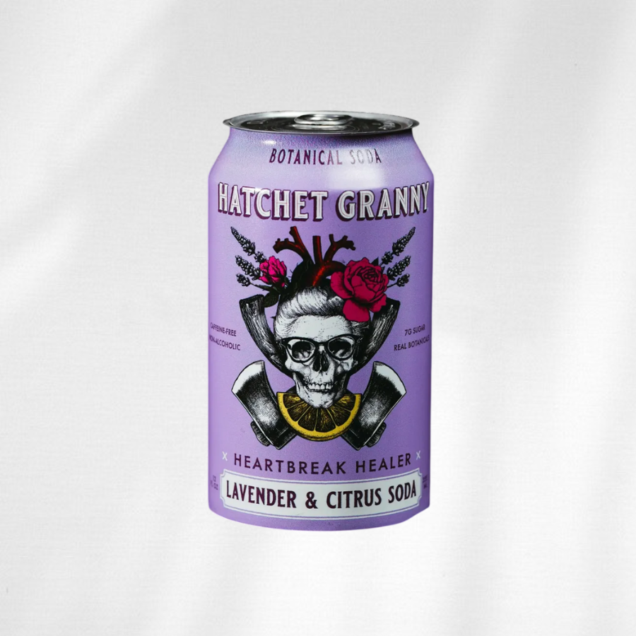 Hatchet Granny Heartbreak Healer Botanical Soda
