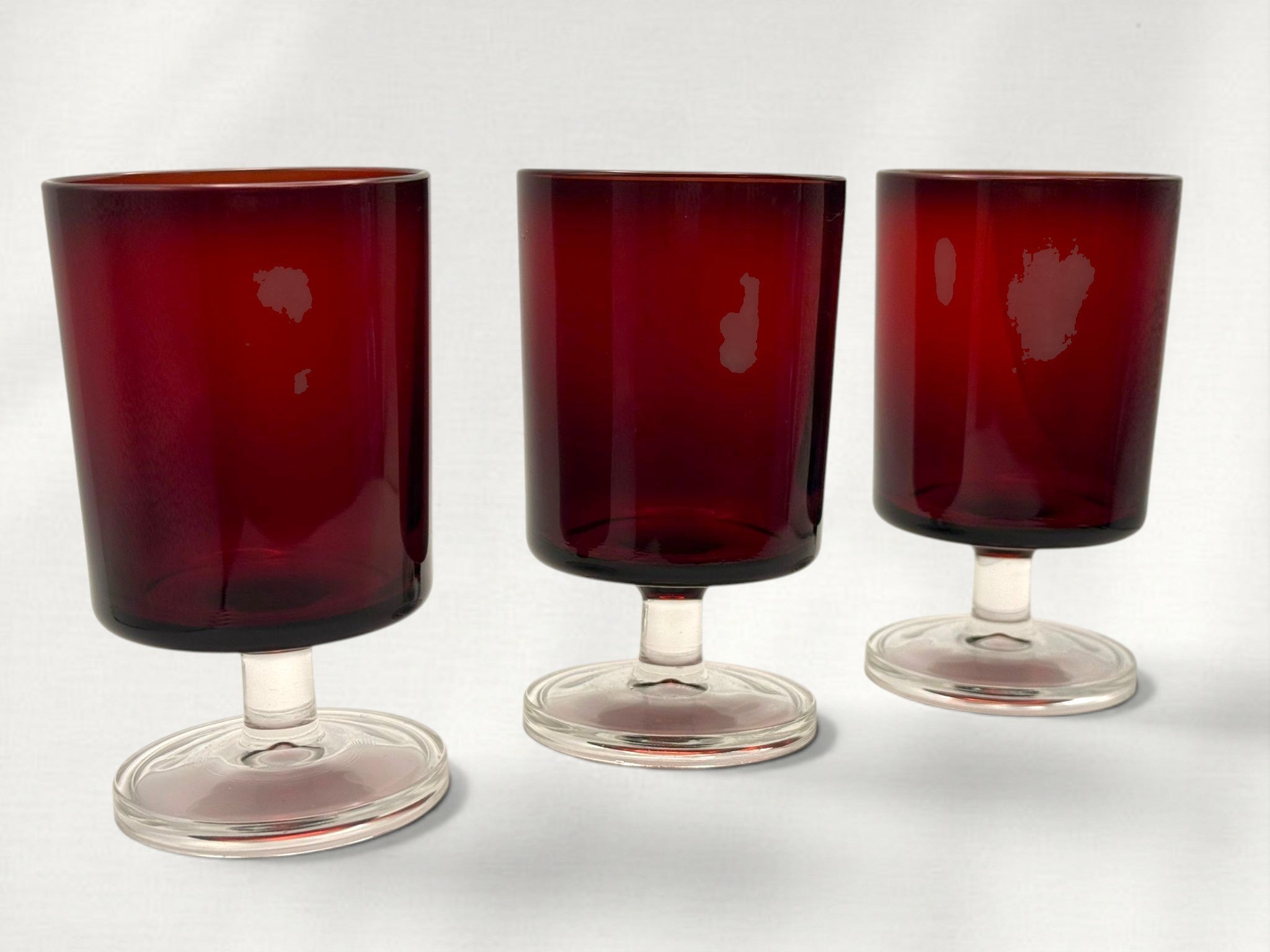 Vintage Short Stemmed MCM Wine glasses