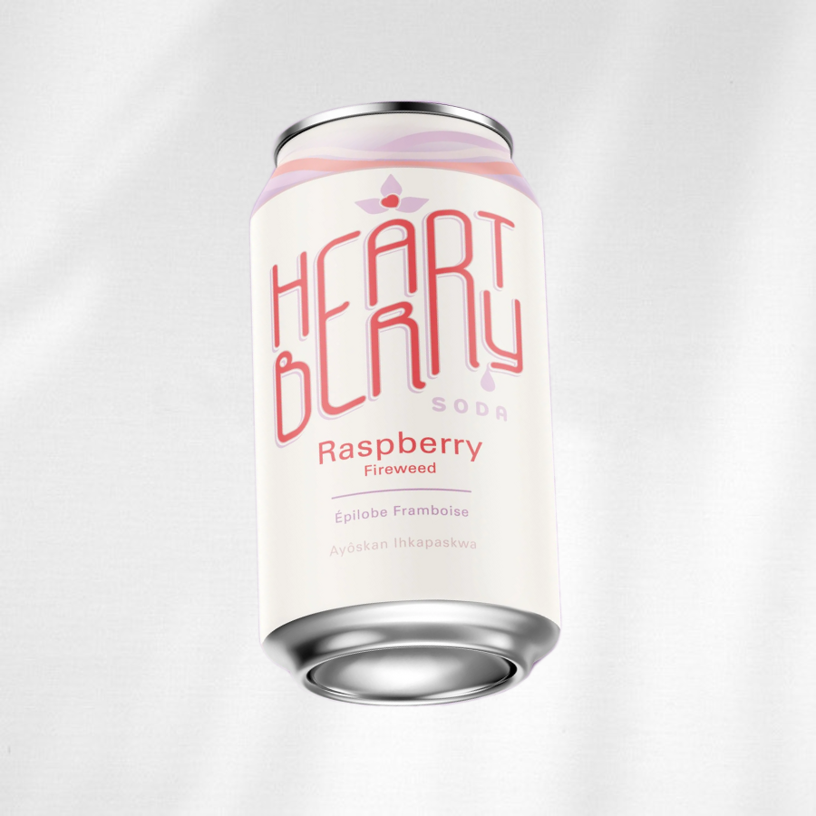 Heart Berry Soda - Raspberry Fireweed