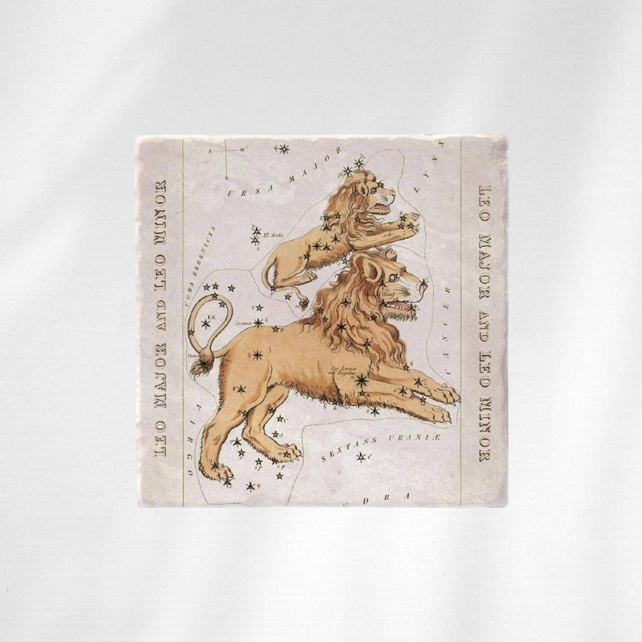 Vintage Style Leo Coaster