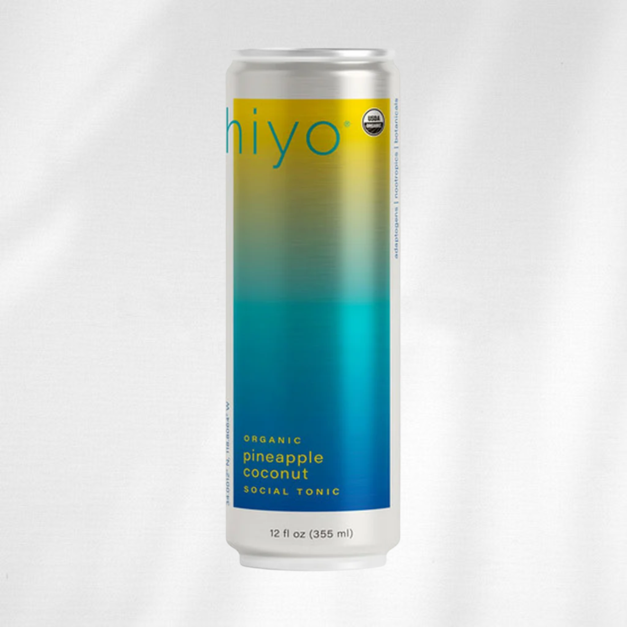 Hiyo Pineapple Coconut Functional Seltzer - Can