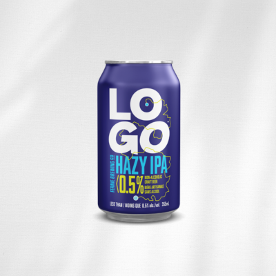 Logo Beer Hazy IPA Can